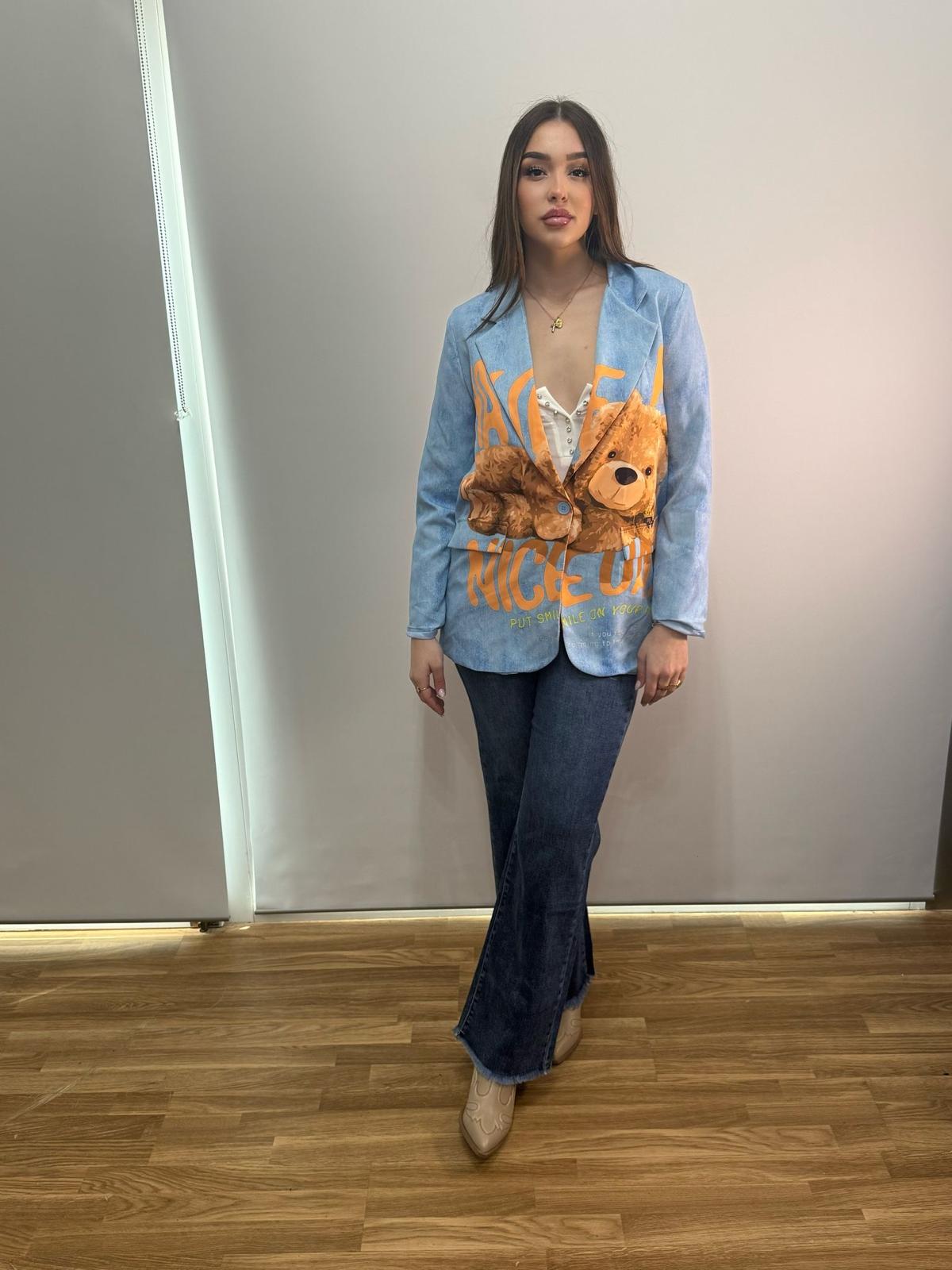 CHAQUETA OSO JEANS