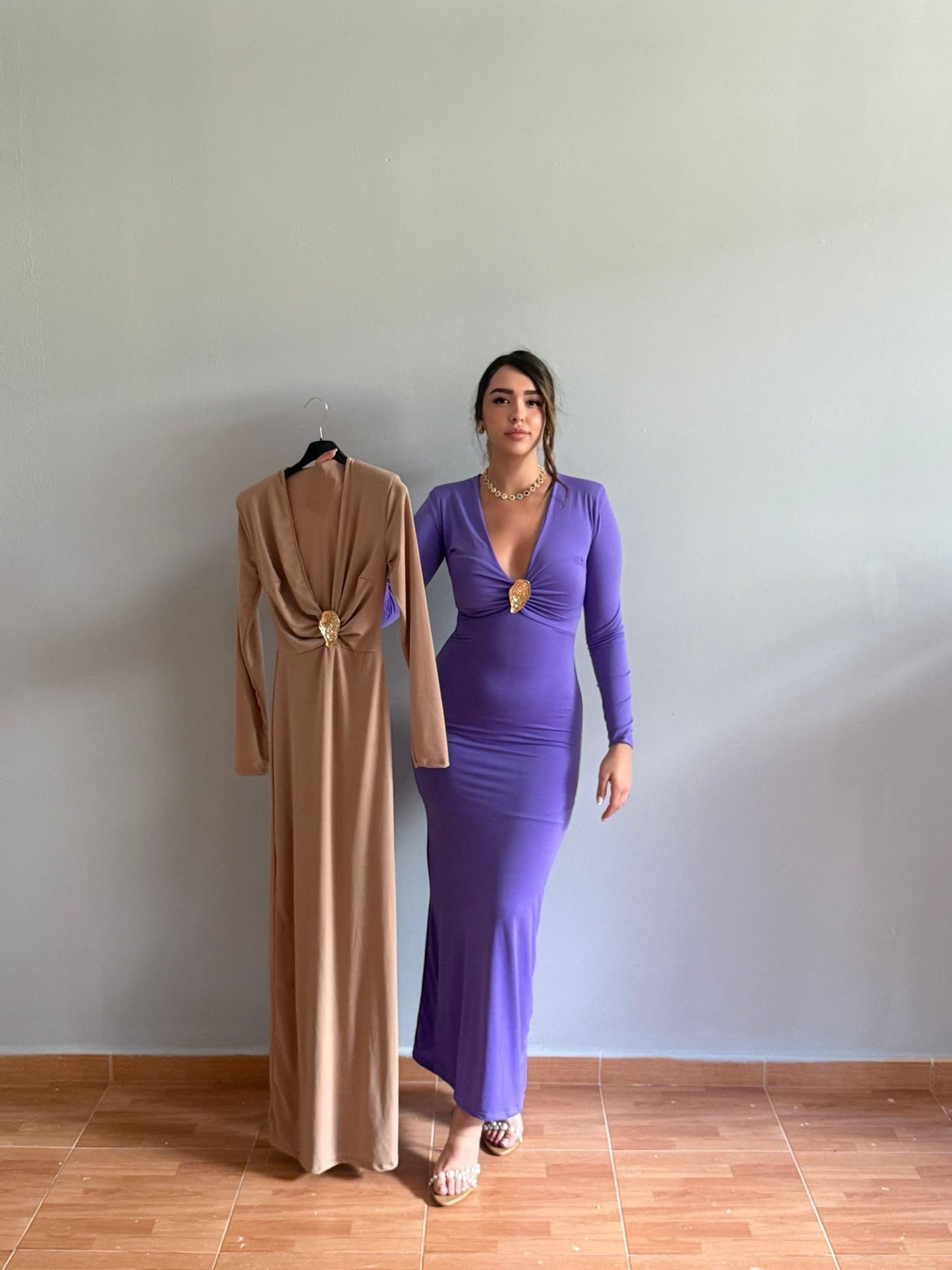 VESTIDO HOJA